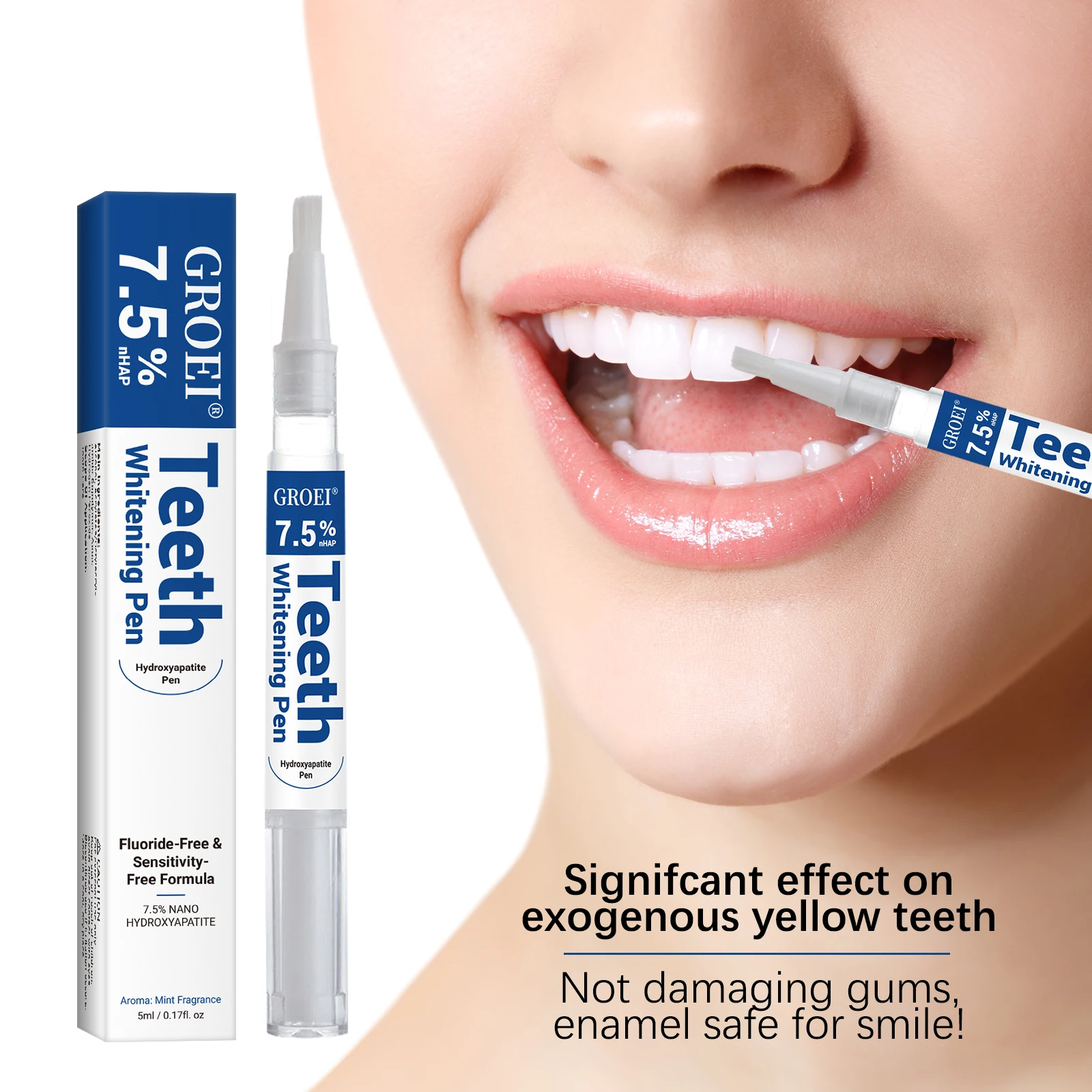 Teeth Whitening With Peroxide - ヒドロキシアパタイト歯のホワイトニングペンまばゆい白いステインリムーバージェルペン口腔健康クリーニング明るく笑顔歯の衛生ケア