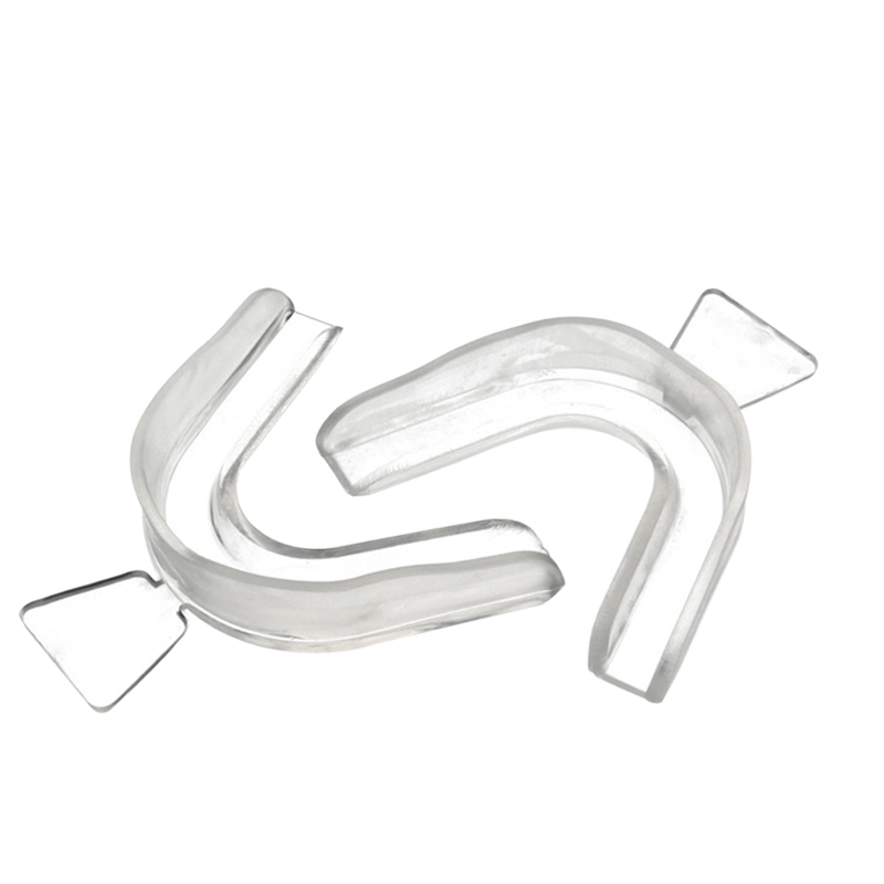 Teeth Whitening Mouth Guard - 1 個/2 個透明歯トレイ歯のホワイトニング用シリコーン歯科トレイ口歯ホワイトニングトレイマウスガード歯ツール