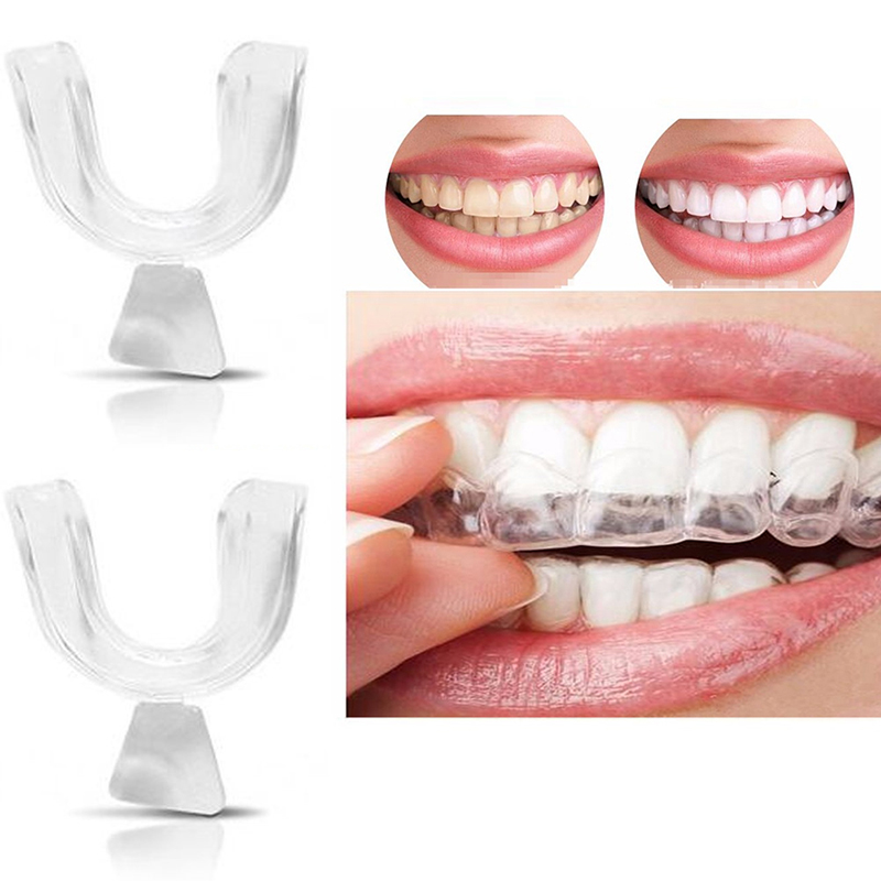 Teeth Whitening Mouth Guard - 快適フィットシリコンマウスガード、夜用歯ぎしり防止、歯ぎしり対策、いびき防止、毎日の歯のホワイトニング、口腔ケア用品