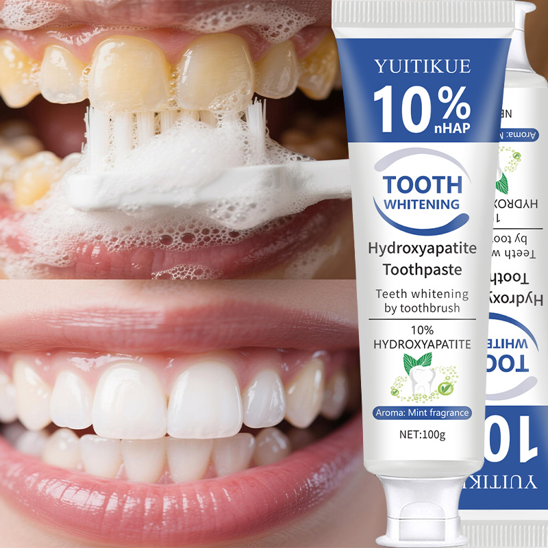Hydroxyapatite Toothpaste - YUITIKUE 10% NHAP ハイドロキシアパタイト歯磨き粉 100g -