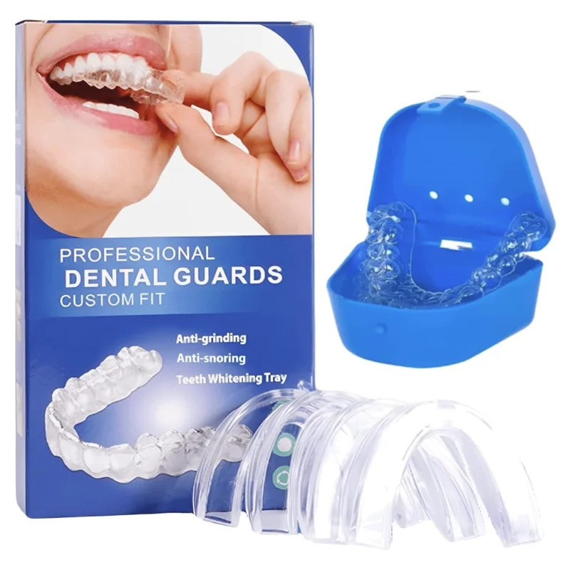 Teeth Whitening Mouth Guard - ベストセラー 4個入り/箱 歯ぎしり防止マウスガード 成形可能な歯用ナイトガード 大人用 歯ぎしり防止