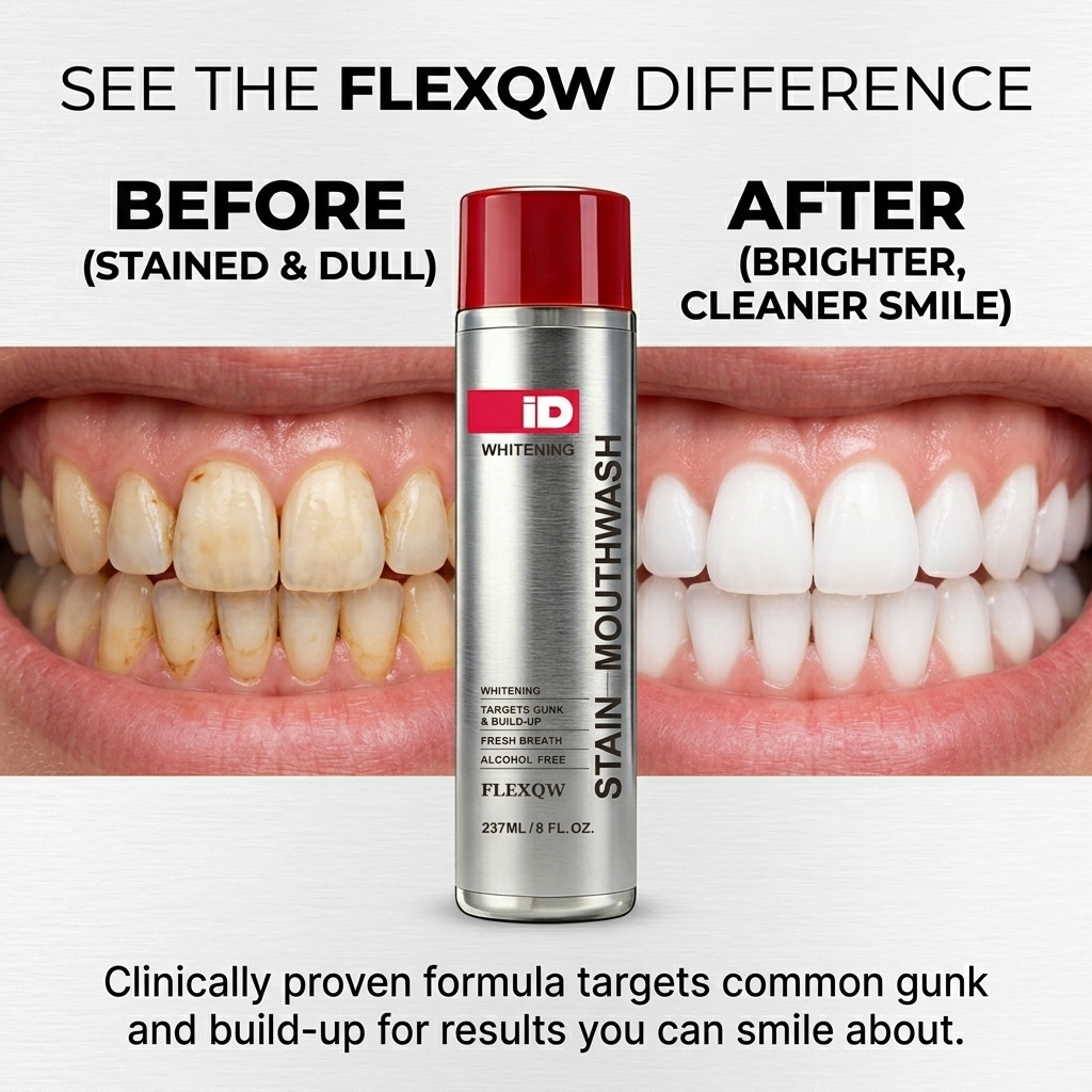 Teeth Whitening With Peroxide - ヒスマイルIDホワイトニングステインマウスウォッシュ237ml 長時間フレッシュブレス 歯の汚れや歯垢を除去し、歯を白くする オーラルケア