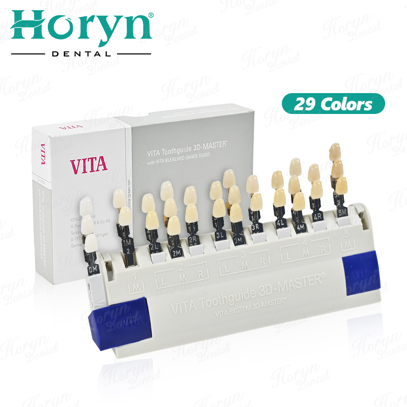 Teeth Whitening Lab - Vita 3D マスター歯科ラボ漂白シェードガイド 29 色歯のホワイトニング比較歯ガイド歯科クリニック比色プレート