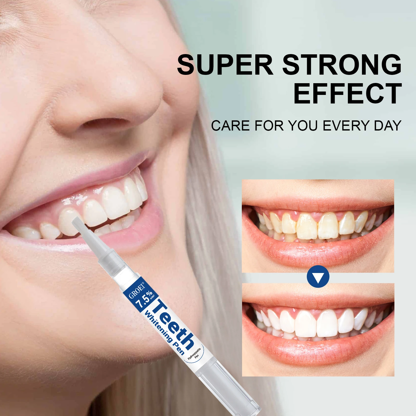 ヒドロキシアパタイト歯のホワイトニングペンまばゆい白いステイ - Teeth Whitening With Peroxide のレビューと価格