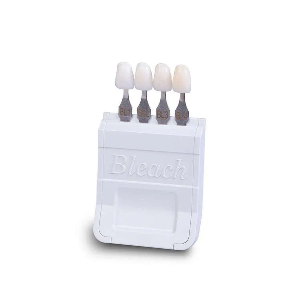 4 色歯科漂白シェードガイド漂白チャート歯のホワイトニングベ - Teeth Whitening Shade Guide のレビューと価格