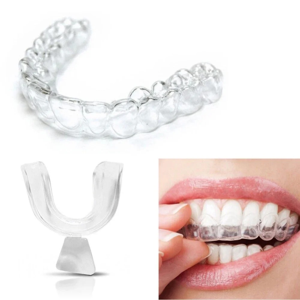 1-4個入りいびき防止歯ぎしり防止睡眠用マウスガードトレイ、 - Teeth Whitening Mouth Guard のレビューと価格