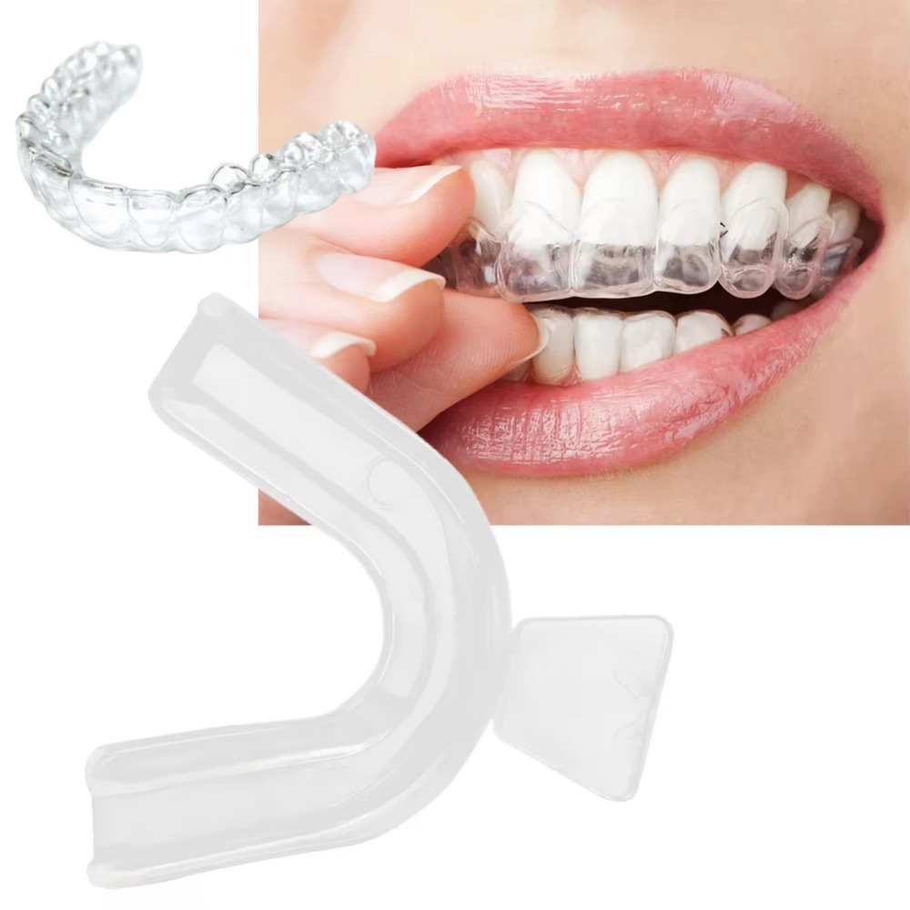 1-4個入りいびき防止歯ぎしり防止睡眠用マウスガードトレイ、 - Teeth Whitening Mouth Guard のレビューと価格
