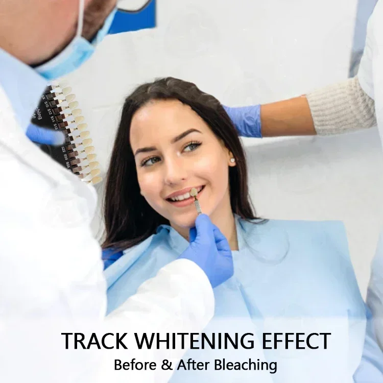 プロフェッショナル歯のホワイトニング漂白シェードガイド/20 - Teeth Whitening Shade Guide のレビューと価格