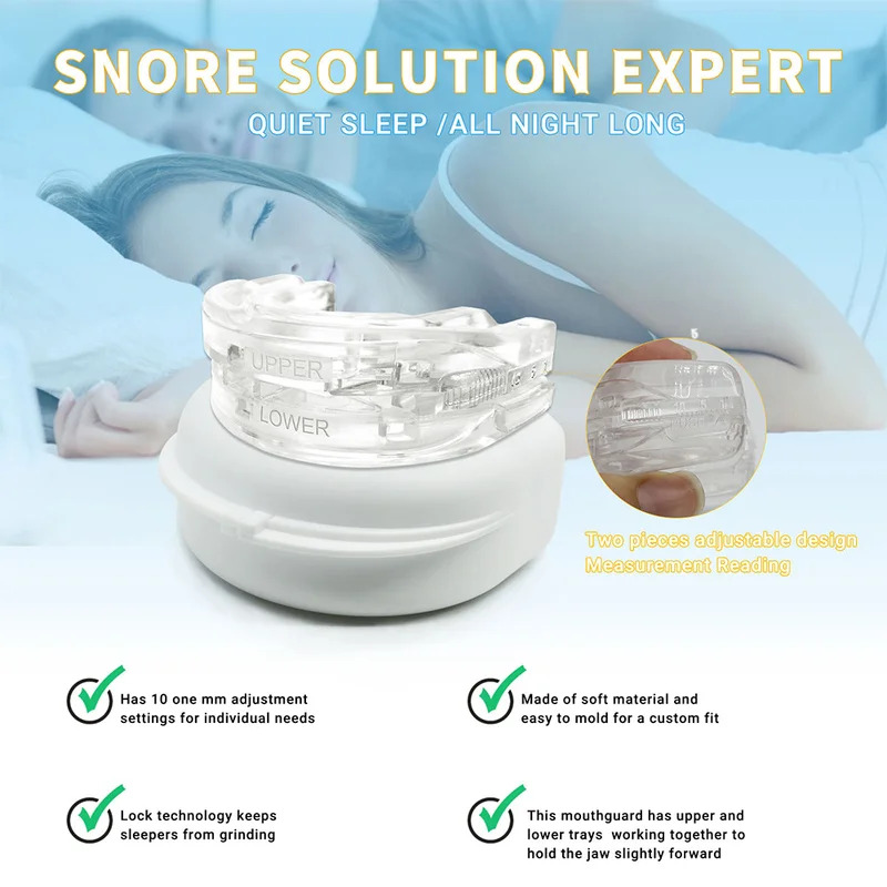 いびき防止歯ぎしりマウスガード睡眠を改善歯ぎしり睡眠いびき防 - Teeth Whitening Mouth Guard のレビューと価格