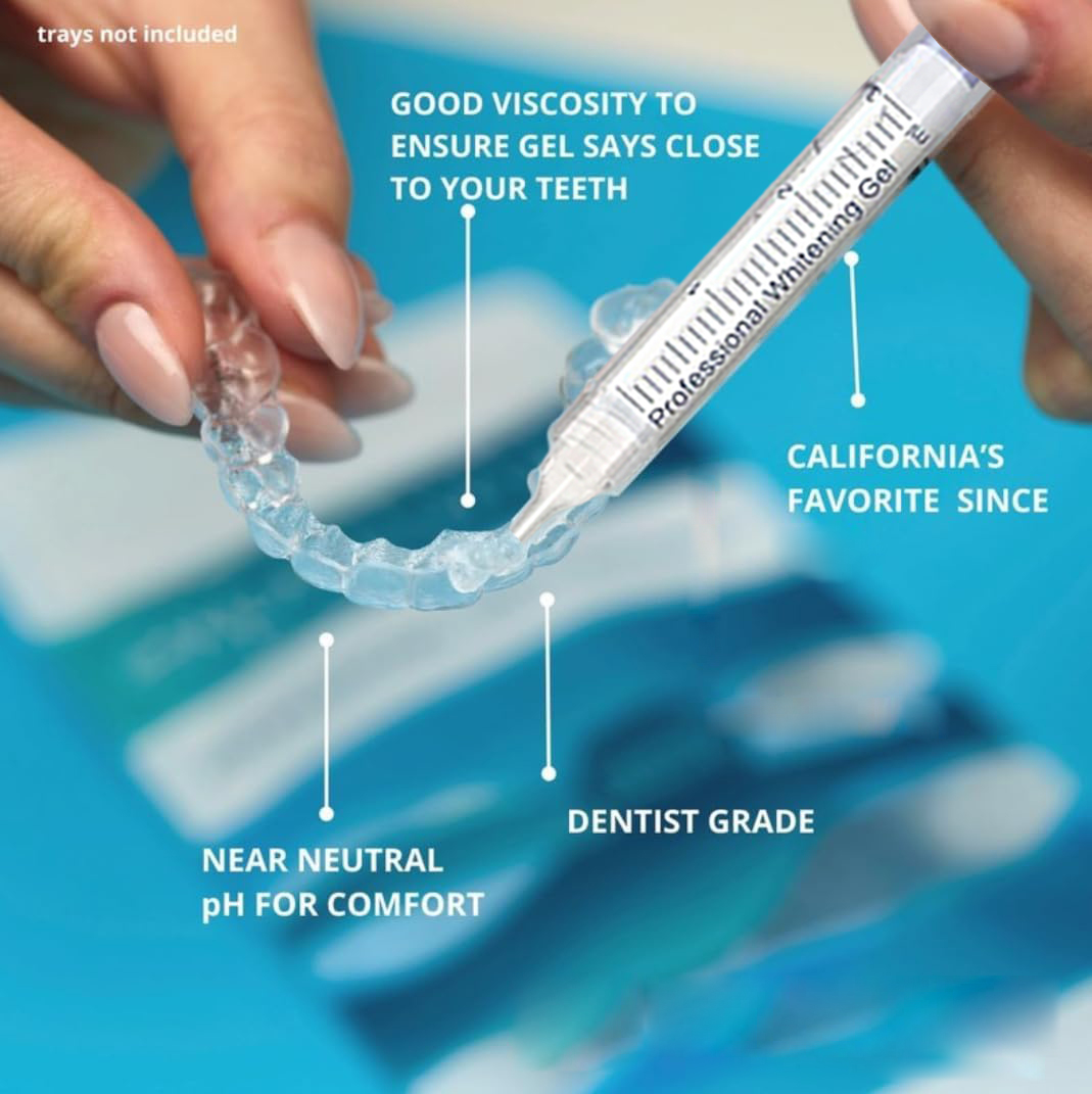 歯のホワイトニングジェル詰め替えシリンジ歯の漂白ジェルインビ - Teeth Whitening Mouth Guard のレビューと価格