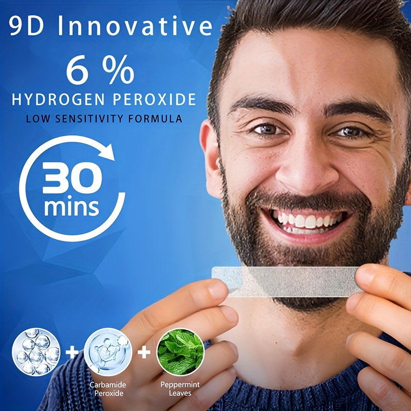 9D Aurany ホワイト歯ホワイトニング ストリップ 2 - Teeth Whitening With Peroxide のレビューと価格