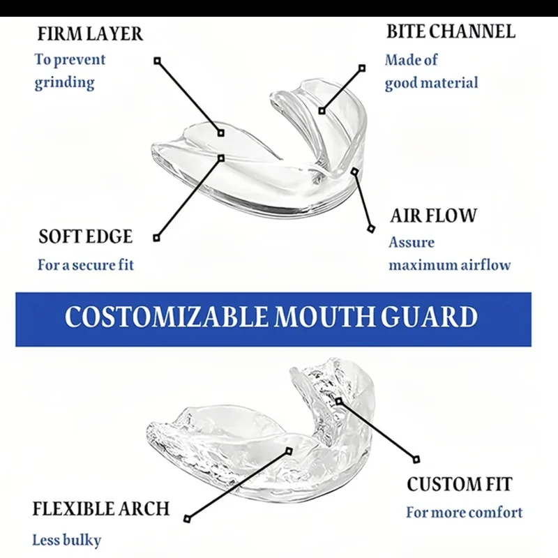 ベストセラー 4個入り/箱 歯ぎしり防止マウスガード 成形可 - Teeth Whitening Mouth Guard のレビューと価格