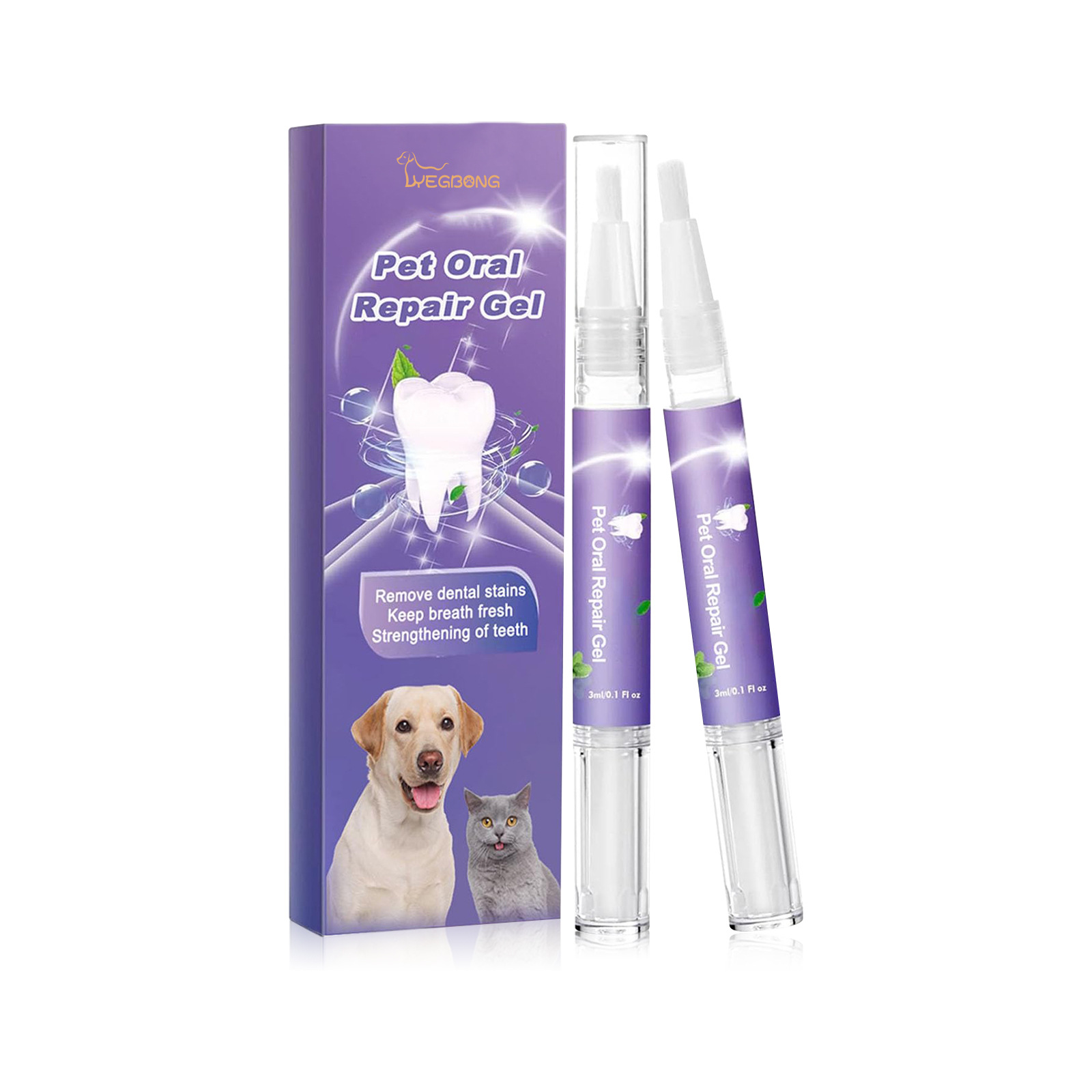 ペット口腔修復ジェル子犬歯石除去消臭剤白くする猫犬歯ステイン - Teeth Whitening With Peroxide のレビューと価格