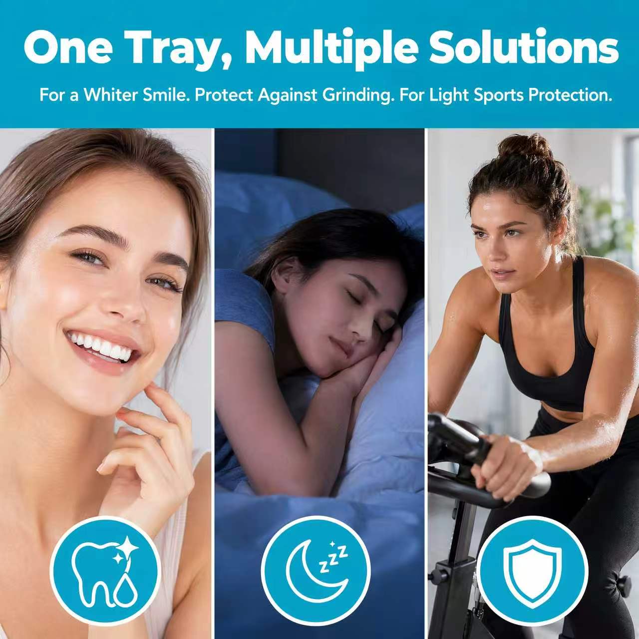 2/4/10個入りシリコン製マウスガード歯プロテクター、夜用 - Teeth Whitening Mouth Guard のレビューと価格