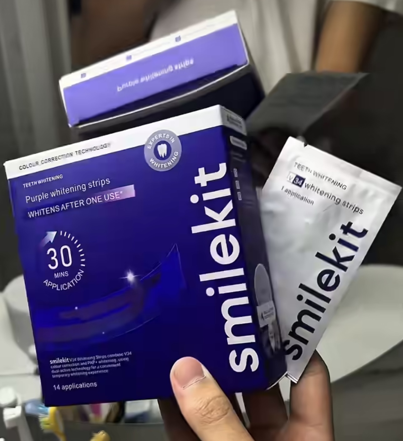 7/14 ペア歯パッチセット SmileKit ブランド歯の - Teeth Whitening With Peroxide のレビューと価格