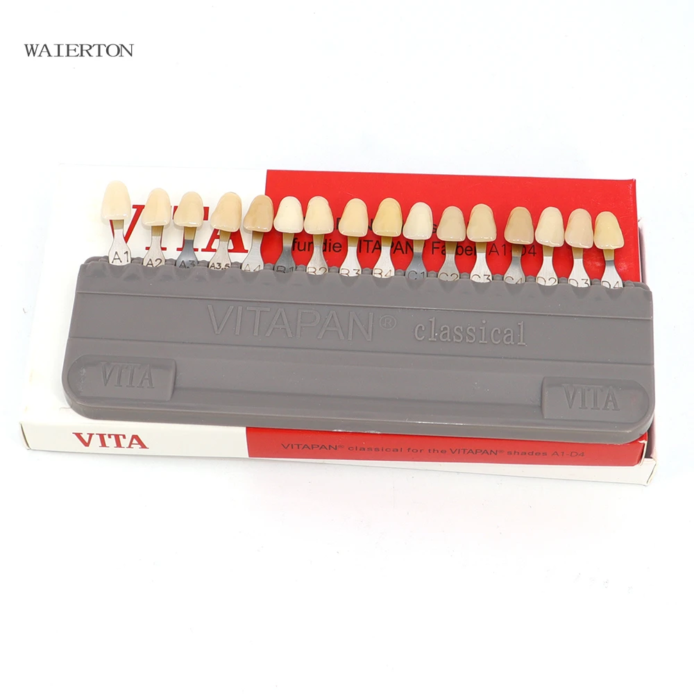 16色歯のホワイトニング用ポーセレン 16色シェードガイド  - Teeth Whitening Shade Guide のレビューと価格