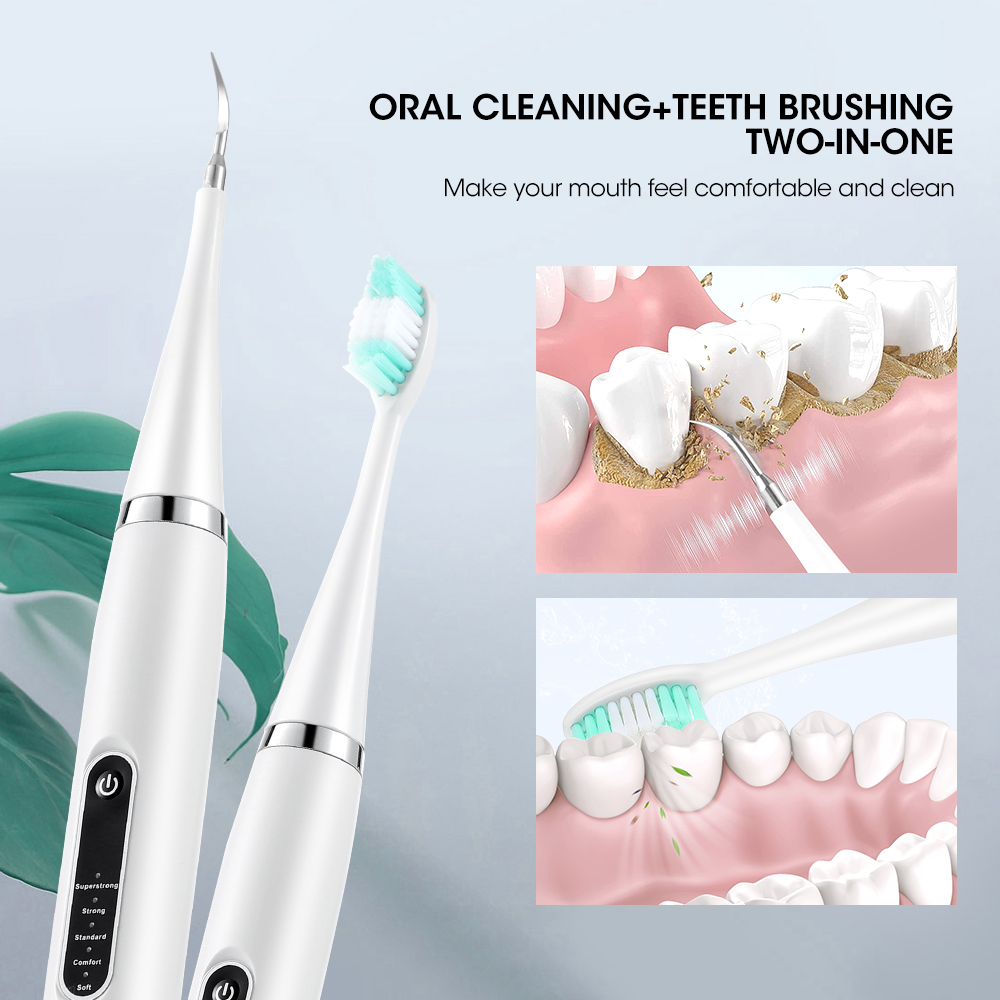 電気音波歯科歯石スケーラー 5 モード口腔歯歯石除去プラーク - Teeth Whitening Uk のレビューと価格