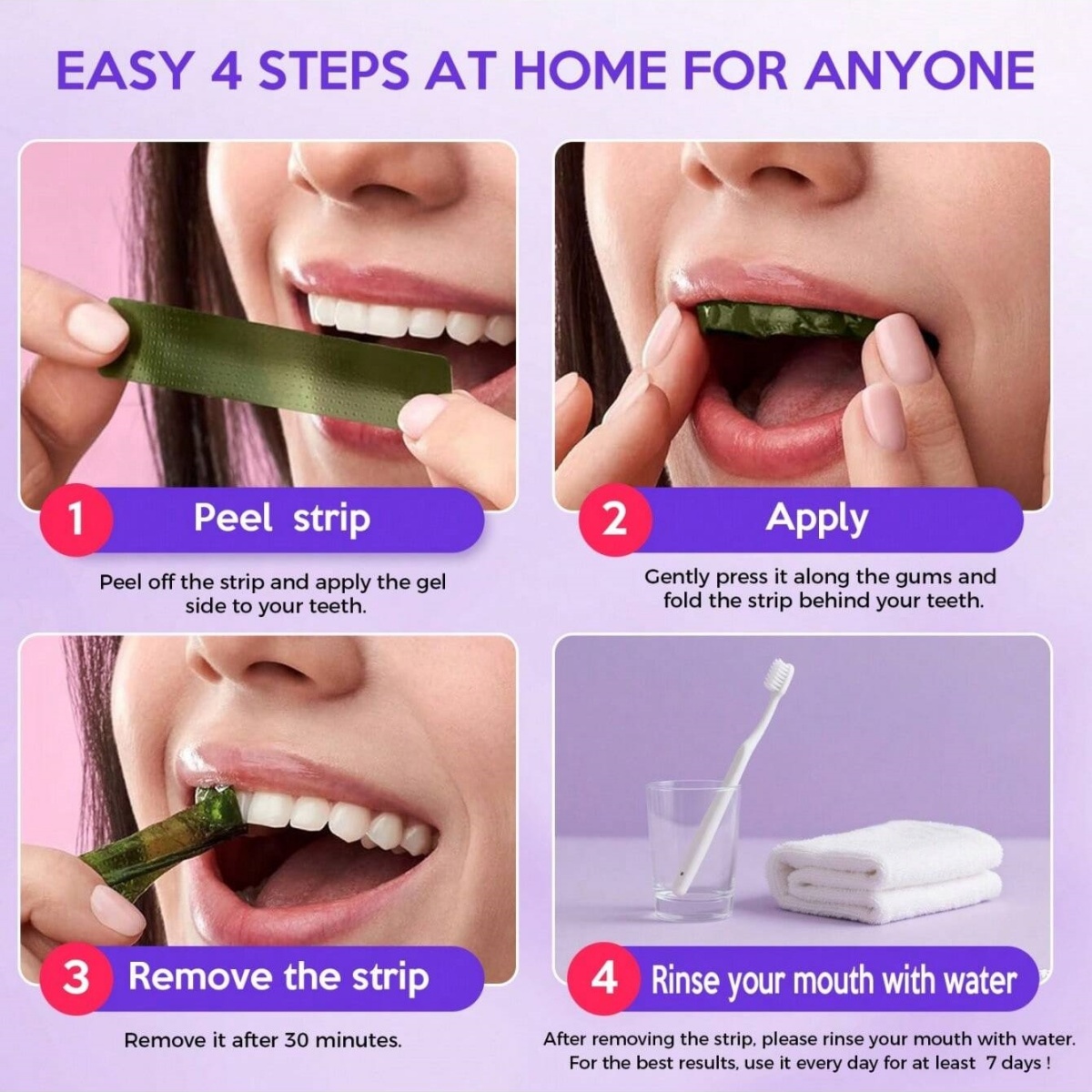 デラックスホワイトニング歯ステッカー 7/14/21 ペアジ - Teeth Whitening With Peroxide のレビューと価格