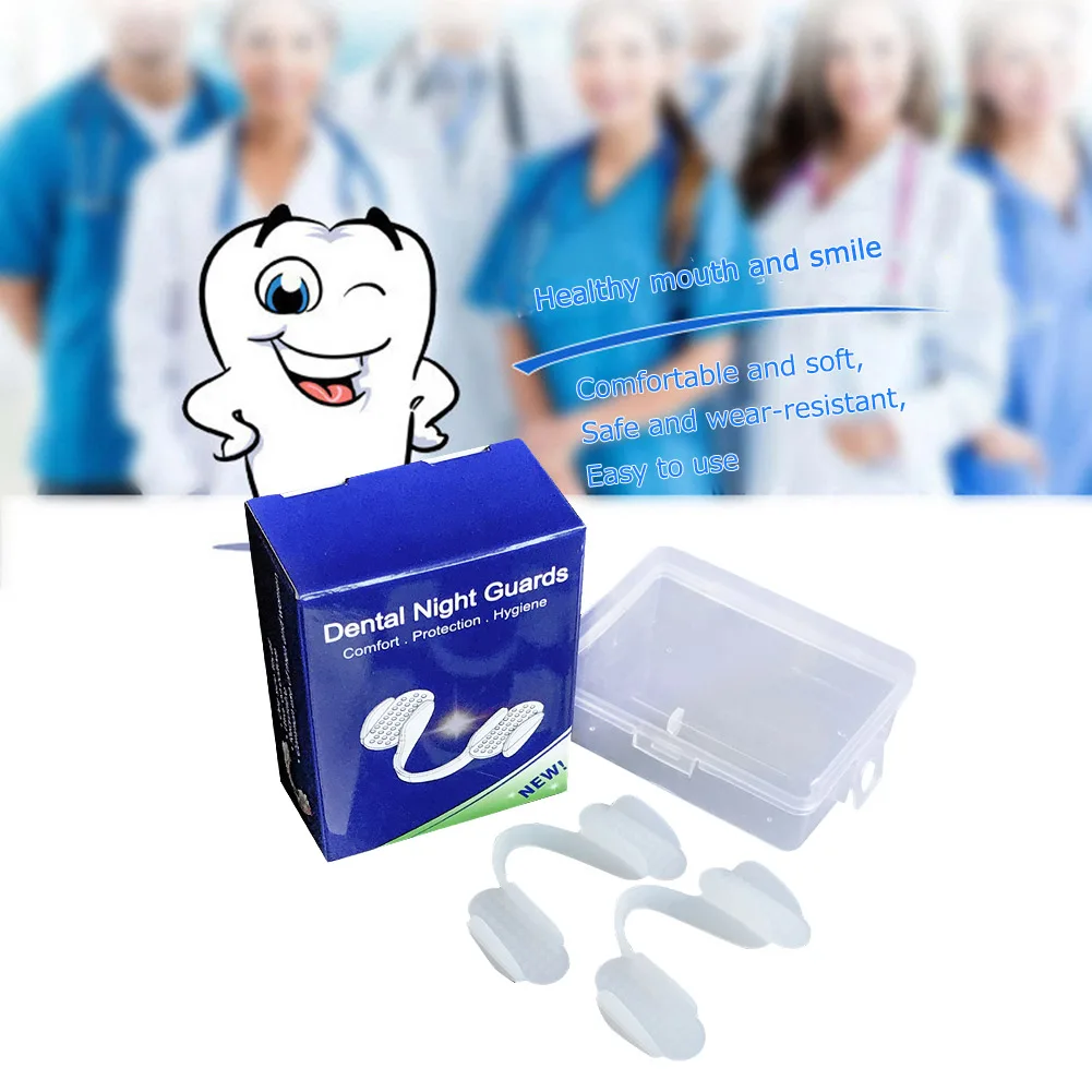 2 個の歯の副木プロテクターソフトナイト耐摩耗パッド耐摩耗シ - Dental Guard Night のレビューと価格