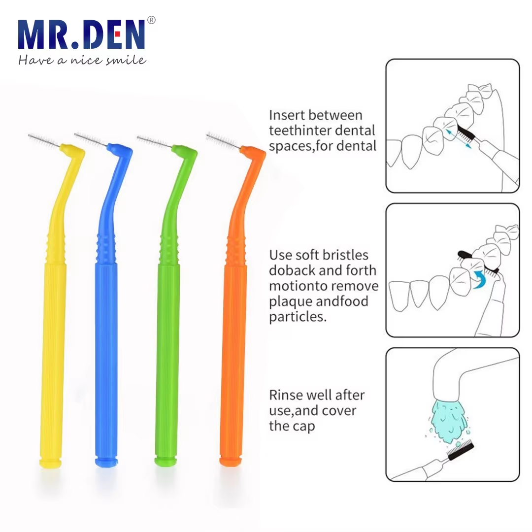 さまざまなサイズの歯間ブラシ L 字型歯垢除去歯口腔ケア衛生 - Teeth Whitening Korea のレビューと価格
