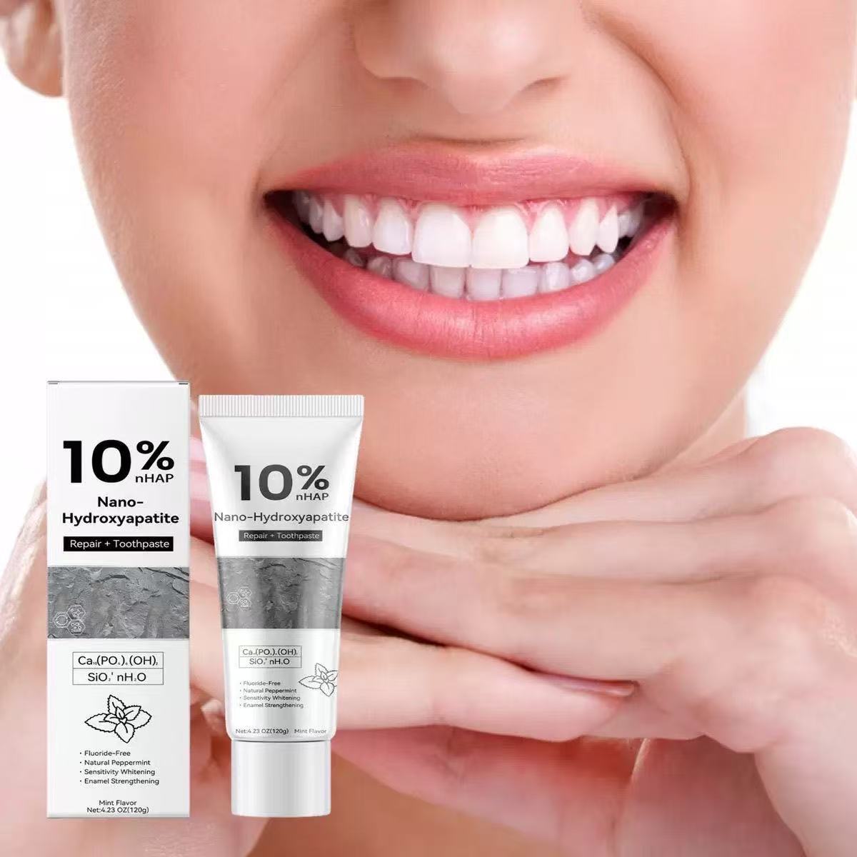 10% ナノハイドロキシアパタイト配合 ホワイトニング＆ステ - Hydroxyapatite Toothpaste のレビューと価格
