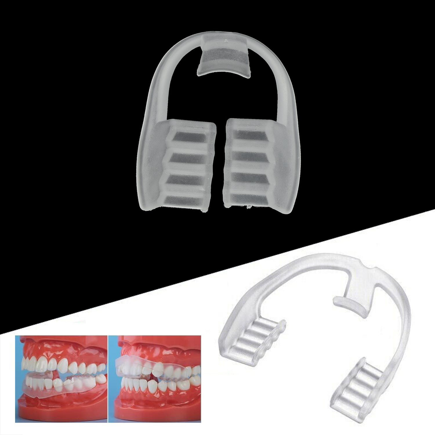 2 個 WELLCK 歯科用マウスガード歯ぎしり防止矯正ブレ - Teeth Whitening Mouth Guard のレビューと価格