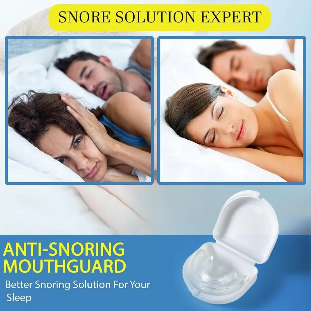 いびき防止マウスガード、調節可能なマウスピース - 夜間の歯 - Teeth Whitening Mouth Guard のレビューと価格