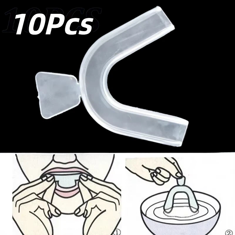 10個/セット シリコン製マウスガード 歯の保護具 マウスト - Teeth Whitening Mouth Guard のレビューと価格