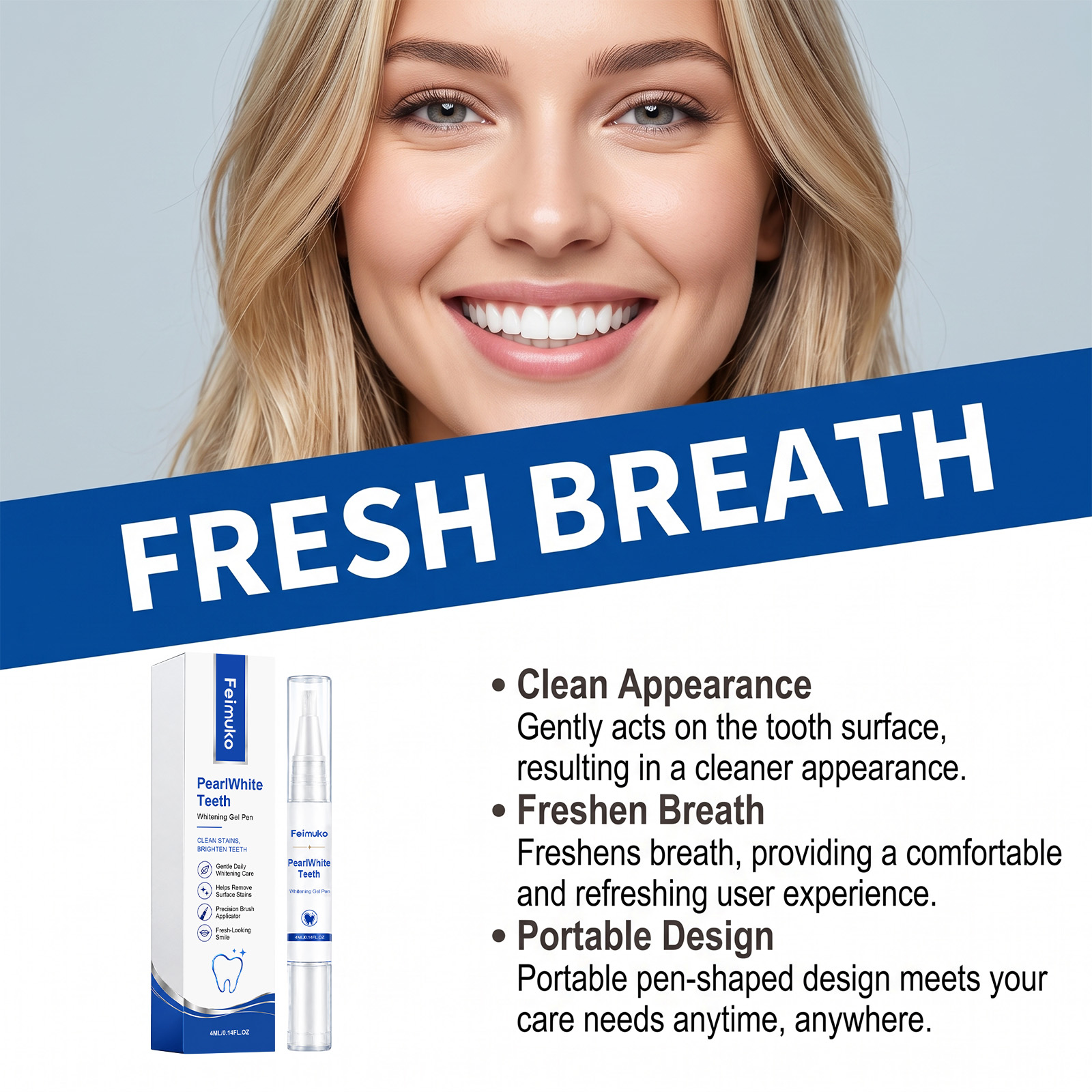携帯用歯のホワイトニングジェルペン、ステイン除去、精密ブラシ - Teeth Whitening With Peroxide のレビューと価格